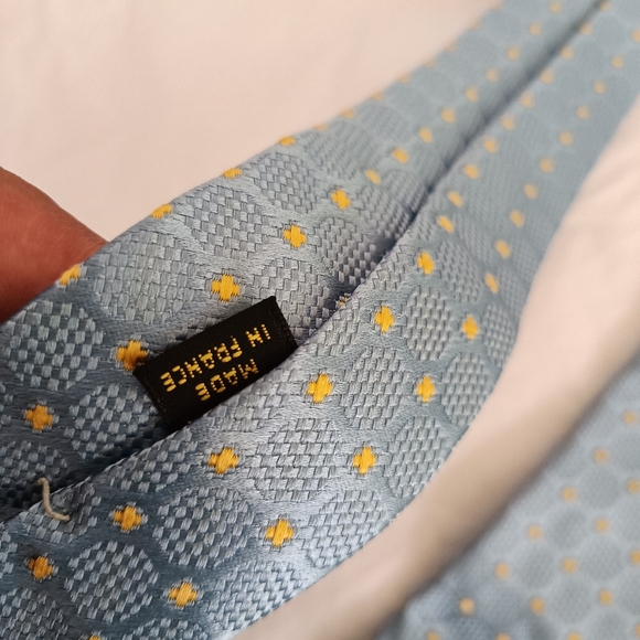 Charvet Geometric men's silk tie - Picture 5 of 12